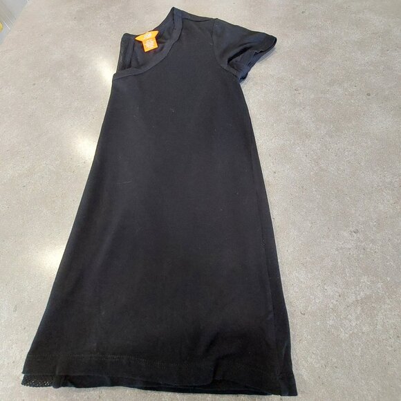 JOE FRESH Women's Black Cap Sleeves Knit Tee-Shirt w/Mesh Panel in Back - XS/TP - Picture 5 of 10